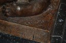 70.622419th C. Bronze of Lady Reclining on Lion Signed: Levasseur