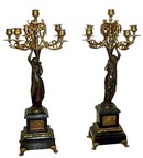 64.6235 Parcel-Gilt Candelabra, 6-light, 19th c. French