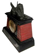 62.6258 3 Pc Egyptian Revival Clock Set