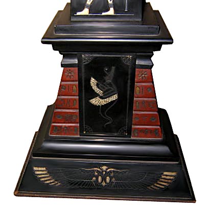 62.6258 3 Pc Egyptian Revival Clock Set