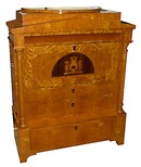 10.6276 Biedermeier Style Antique Secretary Desk