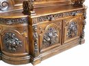 26.6342 Carved Victorian Sideboard by Alexander Roux, NYC