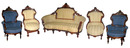 37.5185 5-Piece American Victorian Parlour Suite c. 1890