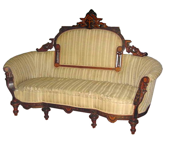 37.5185 5-Piece American Victorian Parlour Suite c. 1890