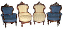 37.5185 5-Piece American Victorian Parlour Suite c. 1890
