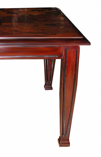 19.5500 Inlaid Art Nouveau Coffee Table with Tree & House Scene