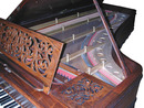79.4485 Art Case Rosewood American Chickering 9' Concert Grand Piano.
