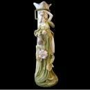 6998 Large Art Nouveau Lady Urn