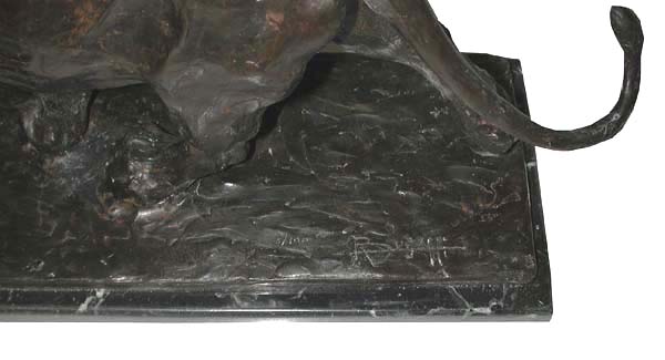 6418 Antique Bronze Art Deco