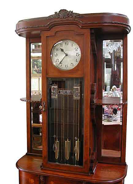 44.5109 11 Pc. Mahogany & Walnut Empire Dining Suite c. 1920