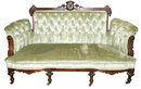33.6497 American Carved Walnut 3-Pc. Sofa Set w/Bronze Medallion c. 1870