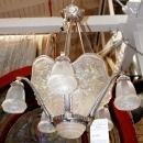 6833 Art Deco 5-Tulip Chandelier