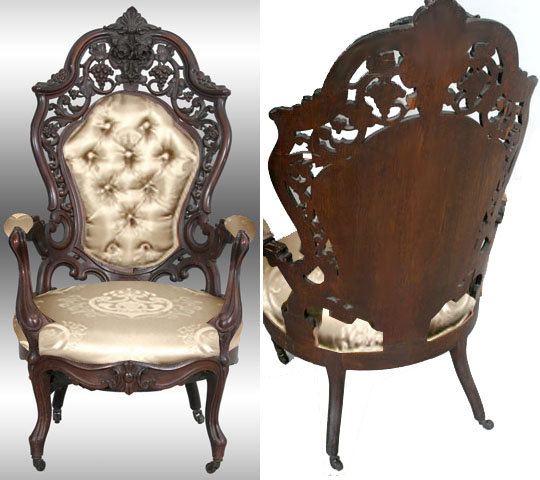 33.6507 3-Piece Rococo Parlor Set by J.W. Meeks