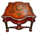 6527 19th C. American Rosewood Inlaid Coffee Table with Butterflies