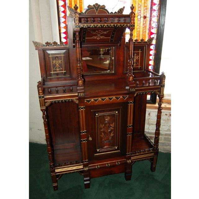 6152 American Aesthetic Movement rosewood cabinet, c.1875, New York