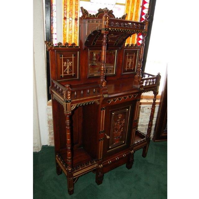 6152 American Aesthetic Movement rosewood cabinet, c.1875, New York