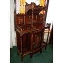 6152 American Aesthetic Movement rosewood cabinet, c.1875, New York