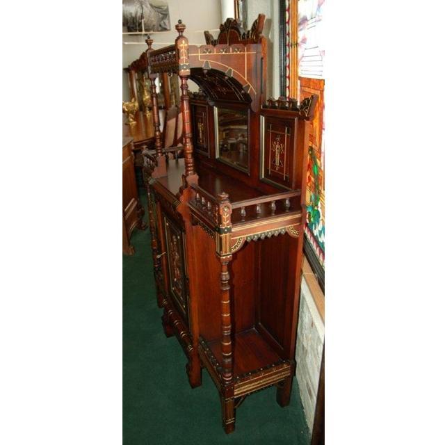 6152 American Aesthetic Movement rosewood cabinet, c.1875, New York