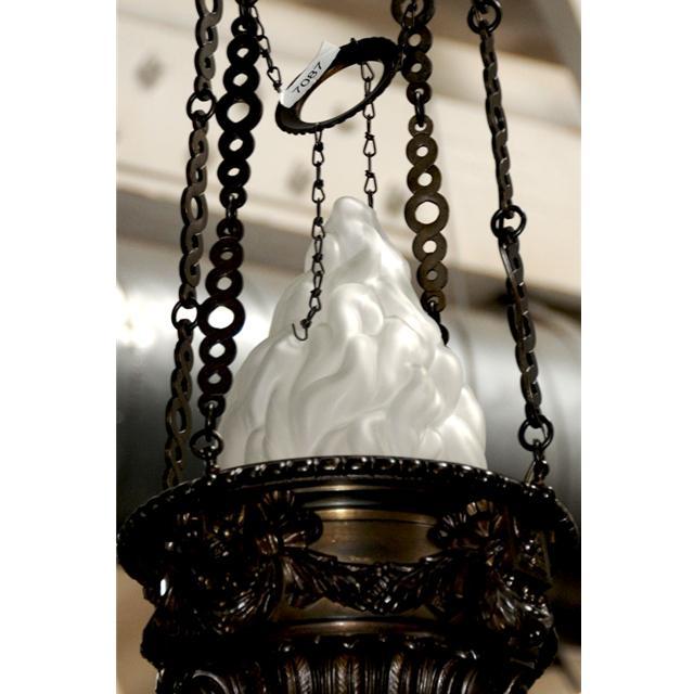 7087 Antique Bronze Pendant Chandelier