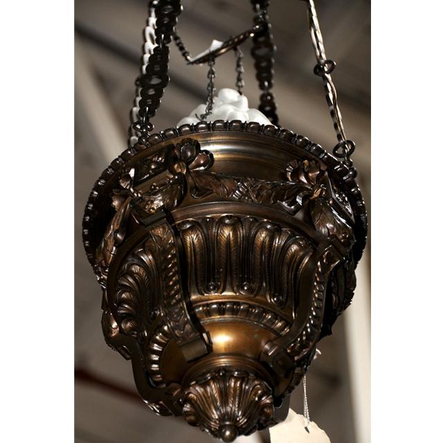 7087 Antique Bronze Pendant Chandelier