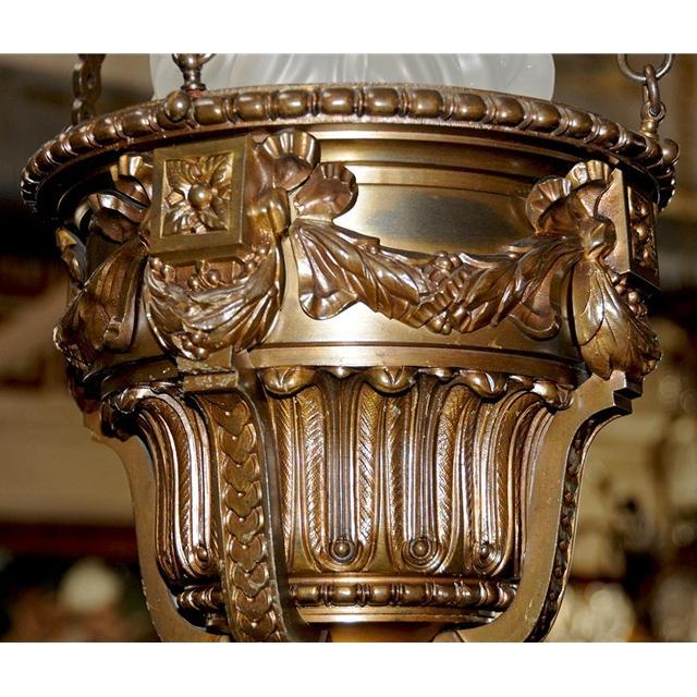 7087 Antique Bronze Pendant Chandelier