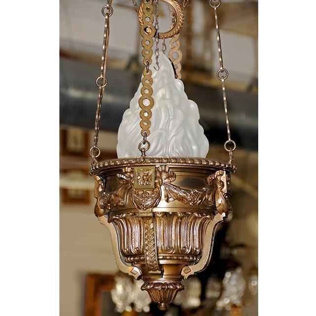 7087 Antique Bronze Pendant Chandelier
