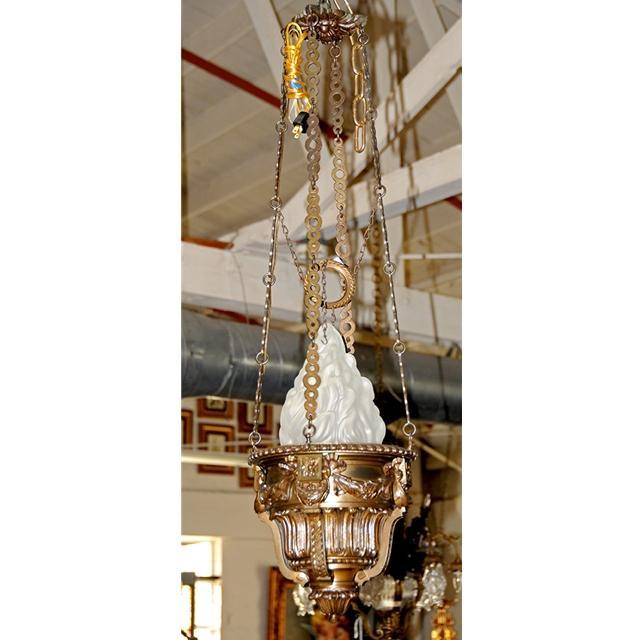 7087 Antique Bronze Pendant Chandelier
