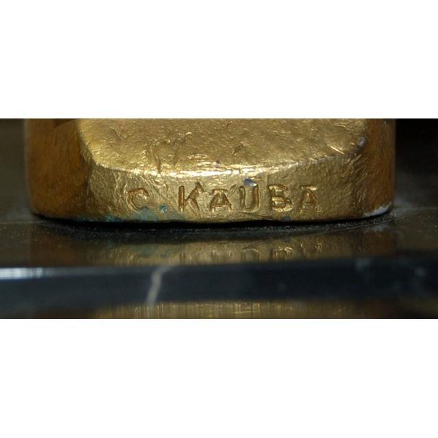 7072 Antique Bronze Inkwell of Crazy Horse