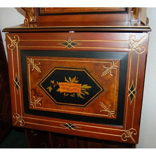 6788 Inlaid Renaissance Music Cabinet with Figural Mounts