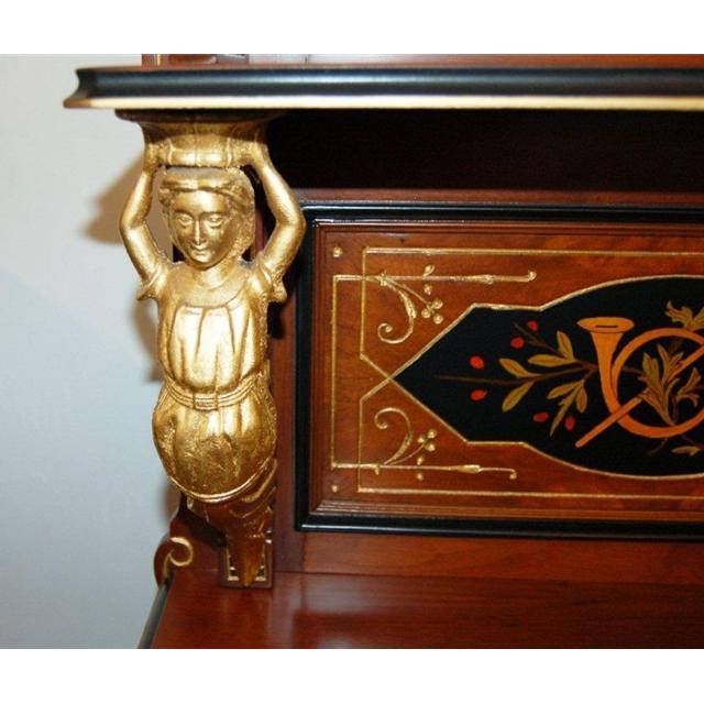 6788 Inlaid Renaissance Music Cabinet with Figural Mounts