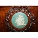 24.5797 Antique French Cabinet with Wedgwood Plaques