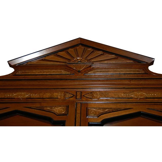 116 Pair of Renaissance Revival Breakfront Bookcases