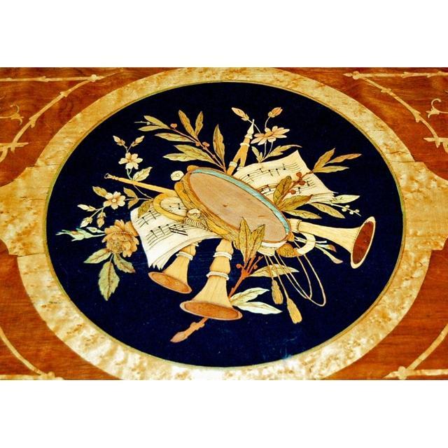 13.266 Antique Inlaid Center Table