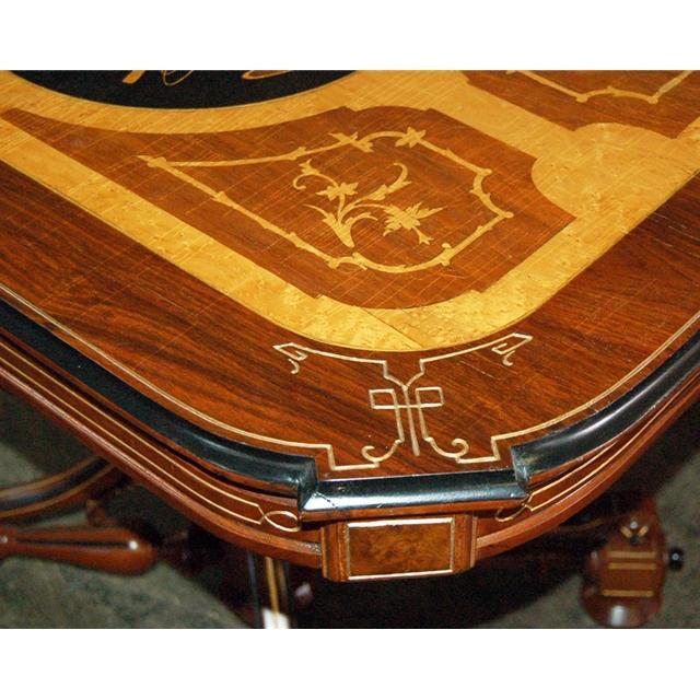 13.266 Antique Inlaid Center Table