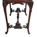 13.6268 Art Nouveau Table with Inset Marble Top