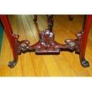 13.6268 Art Nouveau Table with Inset Marble Top