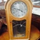 63.6629 Walnut & Burl Antique Wall Clock