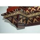 6932 Carved Egyptian Revival Over Mantel Mirror