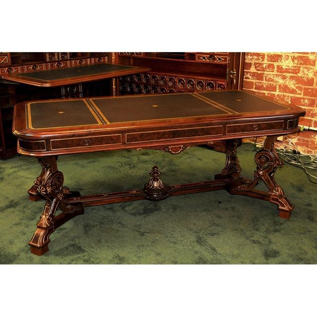 12.7210 19th C. American Victorian Library Table