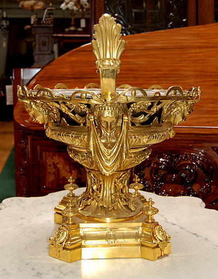 6656 Jardiniere by Henri Picard, Gilt-Bronze, French c. 1865