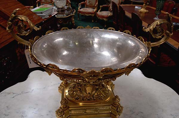 6656 Jardiniere by Henri Picard, Gilt-Bronze, French c. 1865