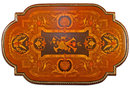 17.6684 19th C. Mid-Sized Inlaid American Victorian Center Table