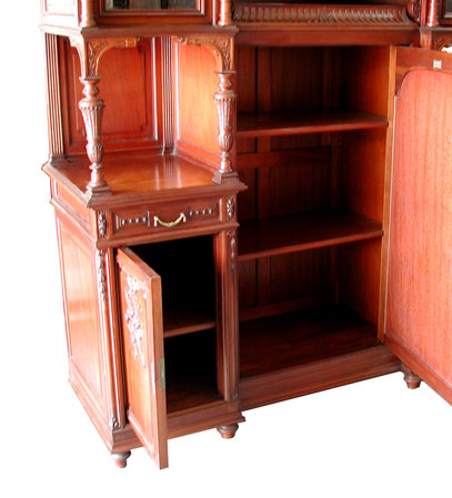 24.5797 Antique French Cabinet with Wedgwood Plaques