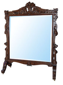 54.6698 Standing French Chevelle Mirror c. 1880