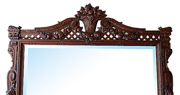 54.6698 Standing French Chevelle Mirror c. 1880