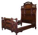 50.6724 American Eastlake Inlaid Bedset by Berkey & Gay