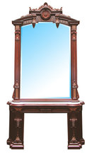 72.4878 Victorian Mantel and Over Mirror