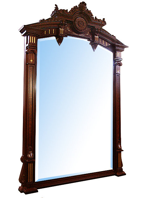 72.4878 Victorian Mantel and Over Mirror