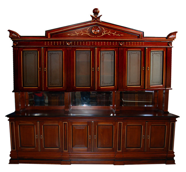 24.4559 American Cabinet Walnut Bookcase
