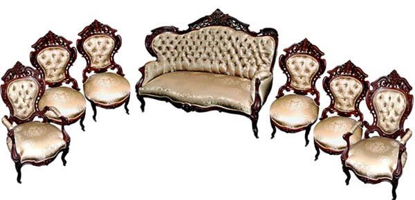 33.6749 7-Pc. Stanton Hall Parlour Set by J. Meeks
